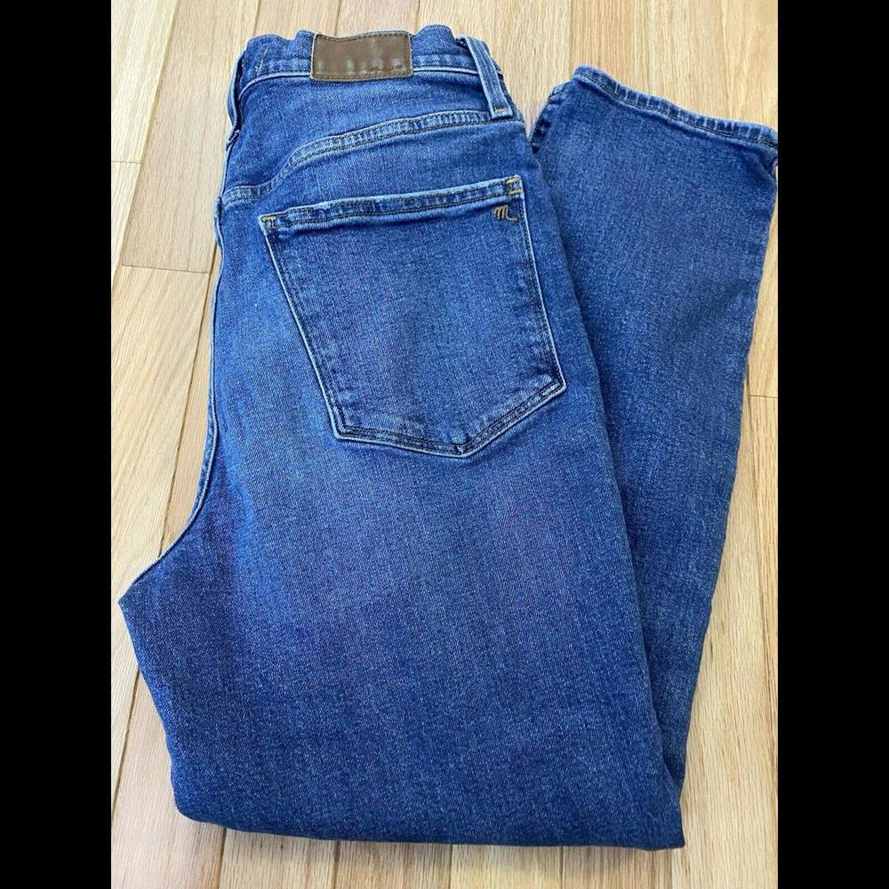 MADEWELL JEAN!  the mom jean high rise Medium wash cotton Sz 28